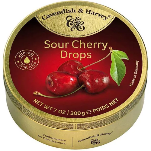 Бонбони дропс Cavendish&Harvey череша 200гр.