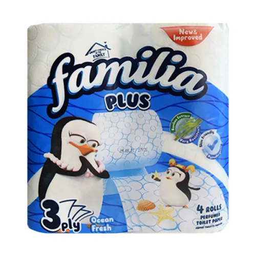 Тоалетна хартия Familia Plus Ocean Fresh 4бр. - Familia (хартия)