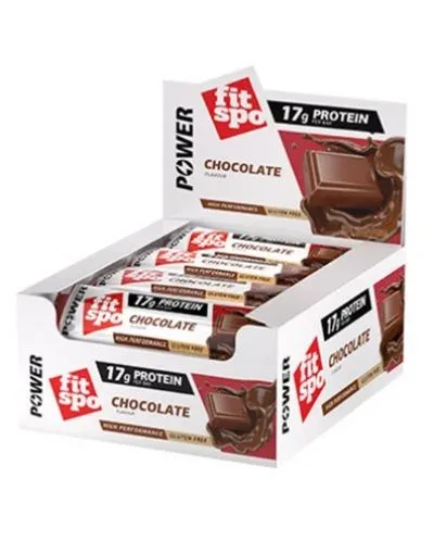 Power Протеинов бар, шоколад, 12 x 55 g, FitSpo - FitSpo