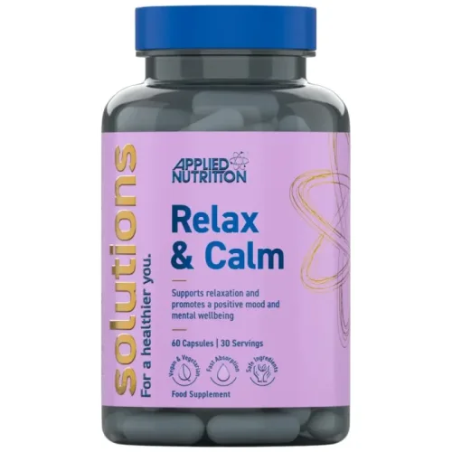 Solutions Relax & Calm | with Reishi & Ashwagandha (30 дози) / 60 капсули - Applied Nutrition