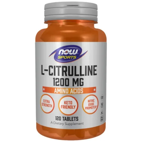 L-Citrulline 1200 mg | Extra Strength (120 дози) / 120 Таблетки - NOW Foods