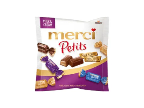 Бонбони Merci Petits Млечна Колекция 125гр