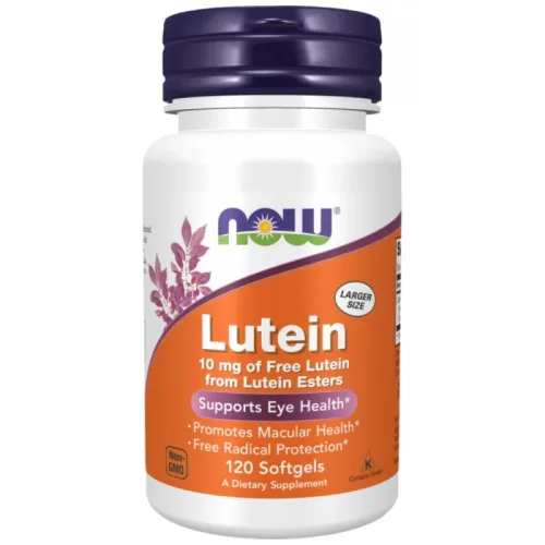 Lutein 10 mg Esters (120 дози) / 120 Гел капсули - NOW Foods