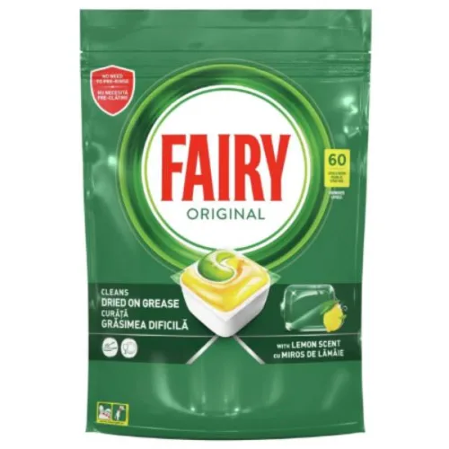 Капсули за съдомиялна Fairy original 60бр. - Fairy