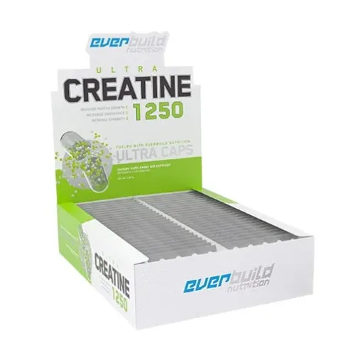 Creatine Mega Caps 1250 mg / 60 x 15 Caps (450 дози) - Everbuild