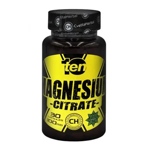Magnesium Citrate 100mg / 30 Caps - Cvetita Herbal