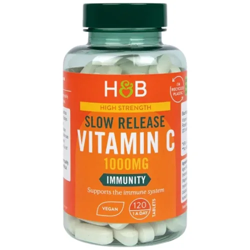 Slow Release Vitamin C 1000 mg / 120 Таблетки, 120 дози - Holland And Barrett