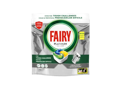 Таблетки За Съдомиялна Fairy Platinum 66+30бр