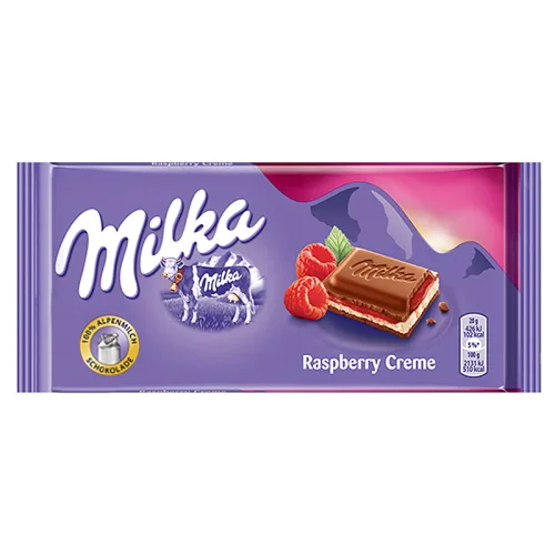 Шоколад  Milka малина 100гр. - Milka