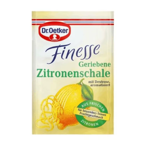 Лимонови корички Finesse Dr.Oetker 3*6гр. - Dr. Oetker