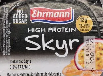 Скир с високо съдържание на протеин маракуя / Skyr High Protein Passion Fruit - Ehrmann
