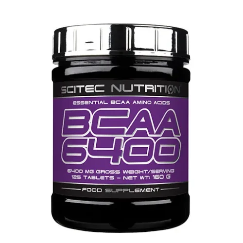 BCAA 6400 / 125 Tabs. / 100g - Scitec