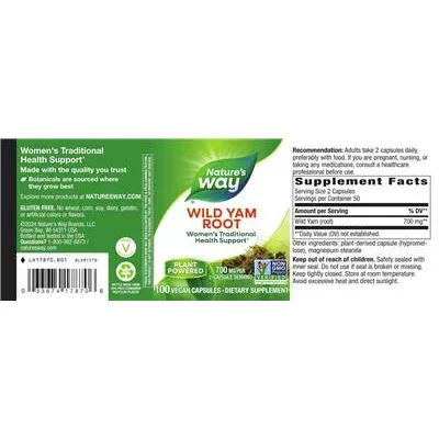 Wild Yam Root 700 mg - Nature's Way