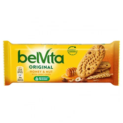 Пълнозърнести бисквити Belvita лешници и мед 50гр. - Belvita