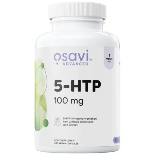 5-HTP 100 mg | 30% Extract from Griffonia simplicifolia (200 дози) / 200 капсули - Osavi