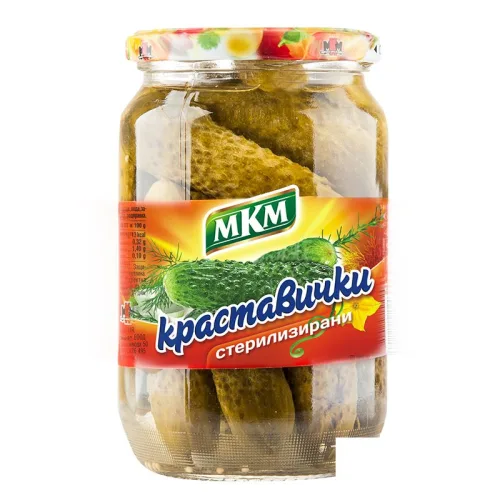 Краставички стерилизирани МКМ 680гр. - МКМ