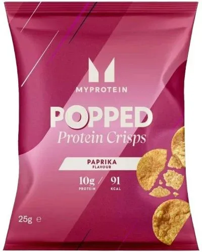 Popped Protein Crisps, паприка, 25 g, Myprotein - Myprotein