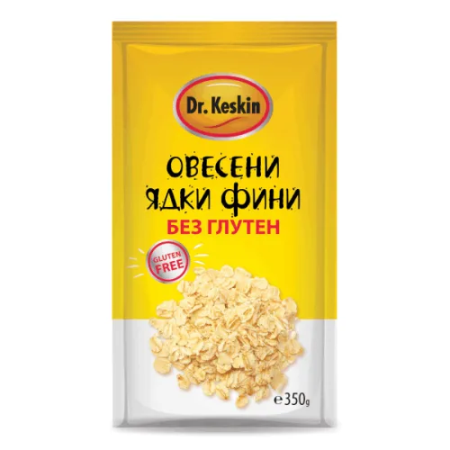 Овесени ядки фини без глутен Dr.Keskin 350гр.