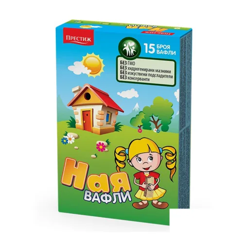 Вафли Ная кутия 15бр./350гр. - Престиж