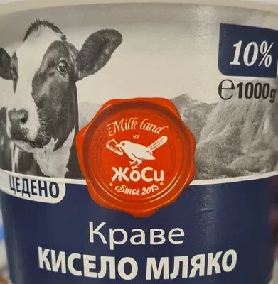 Цедено кисело краве мляко 10% - Жоси