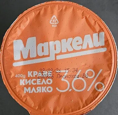 Кисело краве мляко 3.6% - Маркели