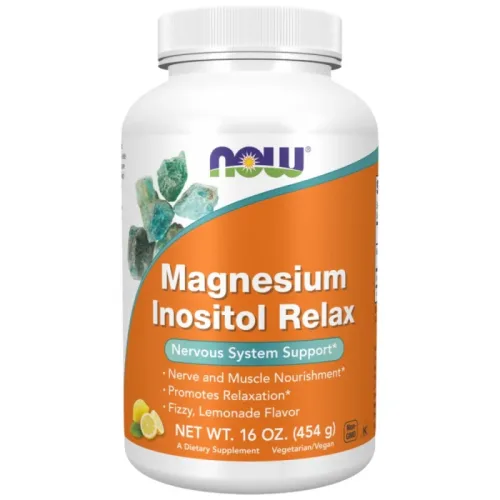 Magnesium Inositol Relax Powder (76 дози) / 454 грама - NOW Foods