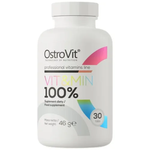 100% Vit&Min / 30 Таблетки, 15 дози - OstroVit