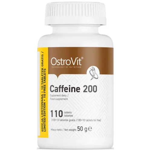 Caffeine 200 / 110 Таблетки, 110 дози - OstroVit