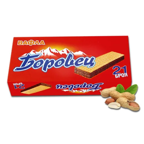 Вафла Боровец с фъстъчен крем 21 бр. - 630 гр.