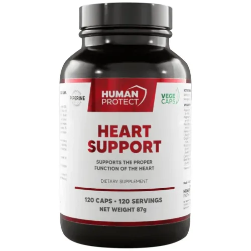Heart Support | Proper Heart Function Support / 120 капсули, 120 дози - Human Protect