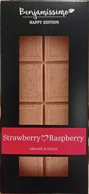 Фин шоколад с супер храни ягоди и малини / Fine Chocolate with Superfoods Strawberry Raspberry - Benjamissimo