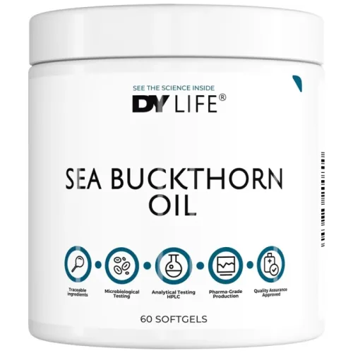 DY Life Sea Buckthorn Oil 500 mg (60 дози) / 60 Гел капсули - Dorian Yates Nutrition