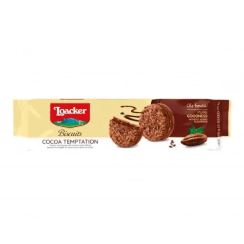 Бисквити Loacker с какаов крем 80гр.