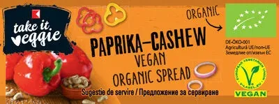 Био паста за намазване с чушки и кашу K-take it veggie - K-take it veggie