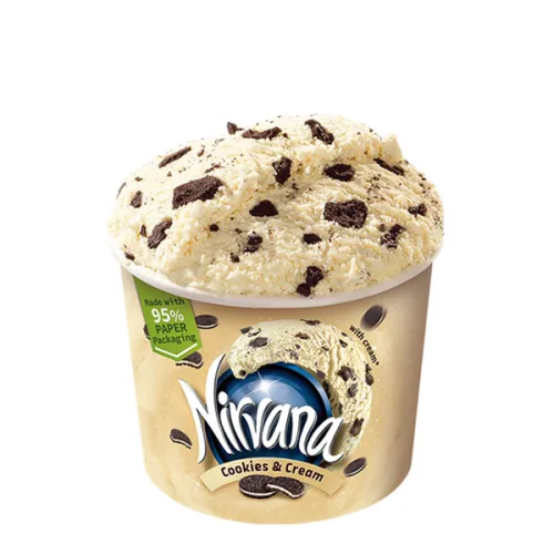 Сладолед Nirvana Cookies&Cream Nestle 150мл. - Nirvana