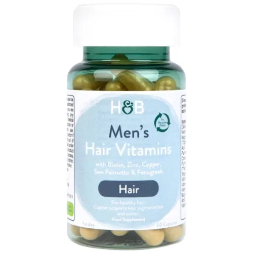 Men's Hair Vitamins / 60 капсули, 60 дози - Holland And Barrett