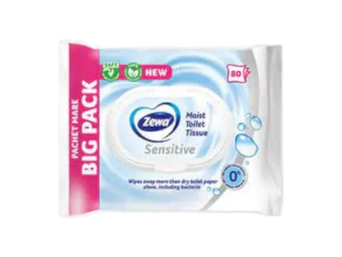 Тх Влажна Zewa Sensitive 80бр