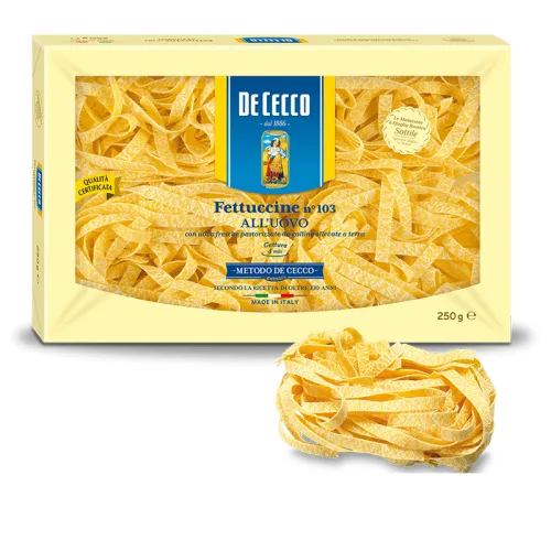 Фетучини с яйца De Cecco 250гр. - Други