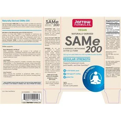 SAMe 200 - Jarrow Formulas
