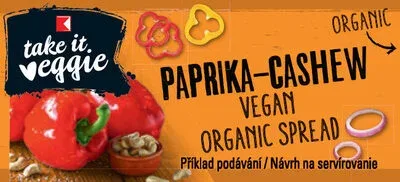 Био паста за намазване K-takeit с паприка и кашу / K-takeit Bio Spread Paprika Cashew - K-take it veggie