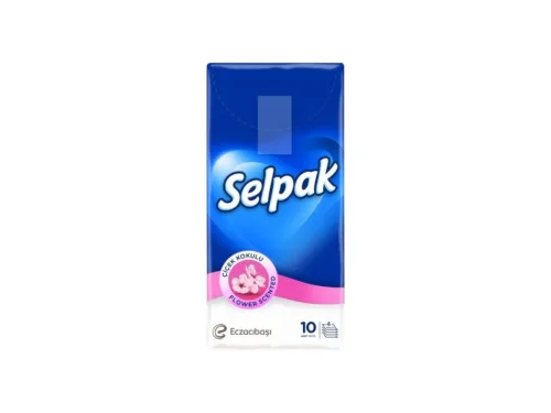 Кърпи Носни Selpak Цветя 10х10 4 Пласта