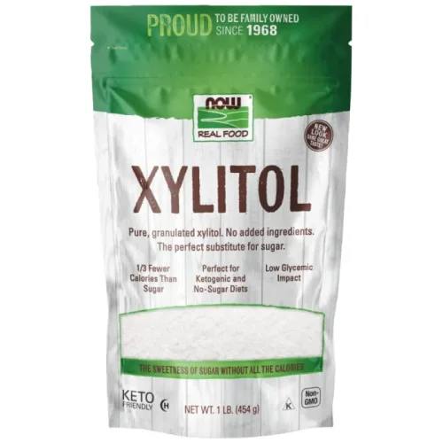 Xylitol Powder | 100% Pure / 454 грама - NOW Foods