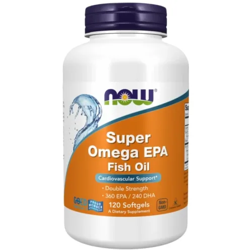 Super Omega EPA (60 дози) / 120 Гел капсули - NOW Foods
