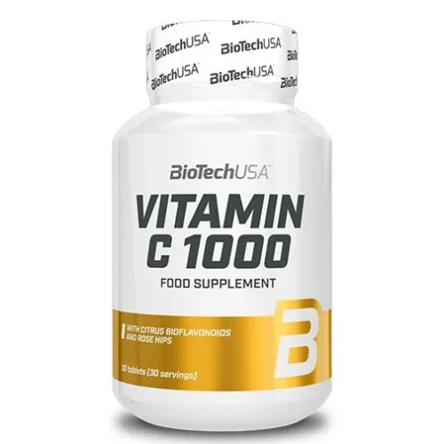 Vitamin C 1000mg. Bioflavonoids / 30 Tabs. / 30g - BioTech USA
