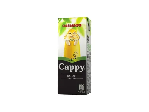 Напитка Плодова Cappy Банан 200мл Тетрапак