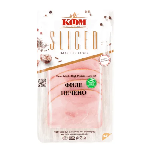 Свинско филе печено слайс КФМ 120гр.