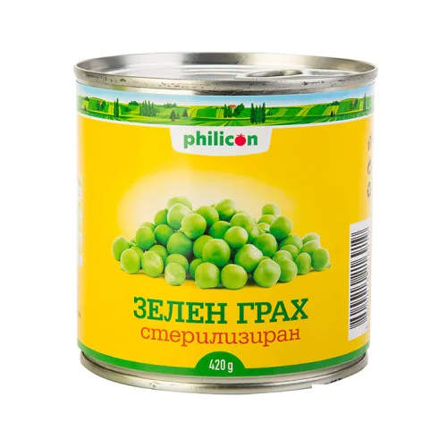 Зелен грах Philicon 420гр. - Philicon