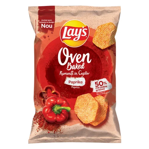 Чипс Lay's картофен печен паприка 125гр. - Lay's
