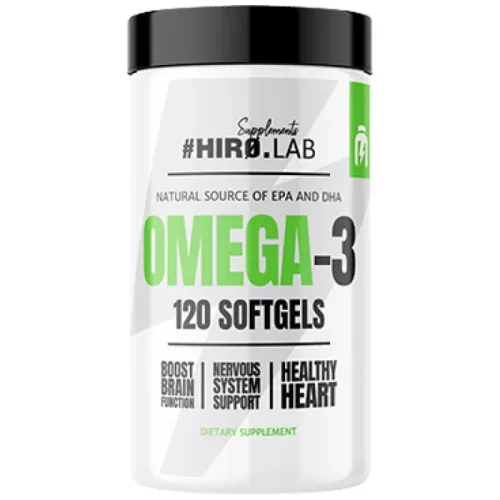 Omega-3 Fish Oil | 65% EPA + DHA / 120 Гел капсули, 120 дози - Hero.Lab