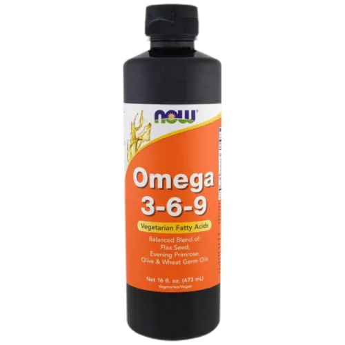 Omega 3-6-9 Liquid (32 дози) / 473 мл - NOW Foods